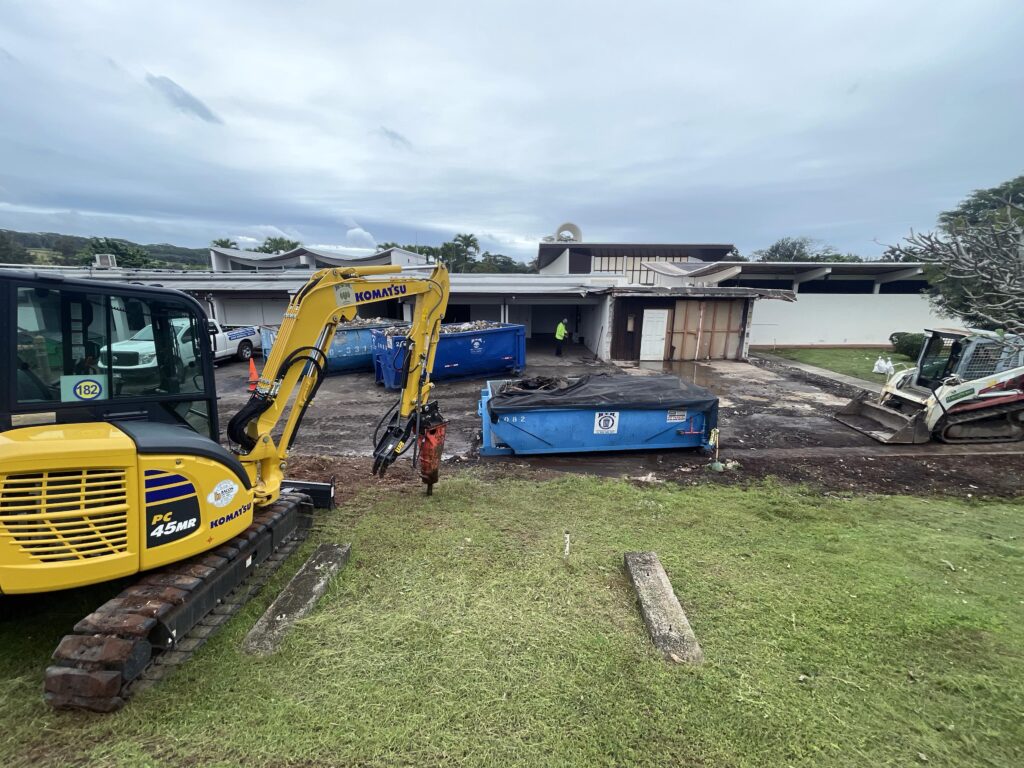 Selective demolition on Oahu