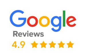 Google Reviews 4.9 star rating - HTM Contractors